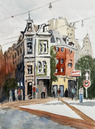Old Amsterdam by artist John West
